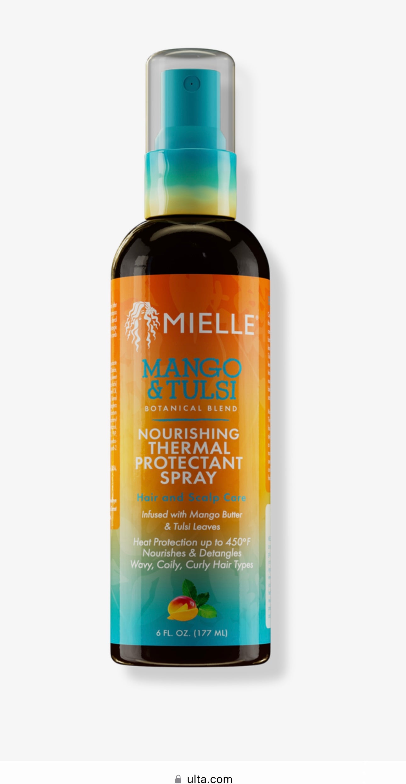 Mielle Mango & Tulsi Nourishing Thermal Protectant Spray