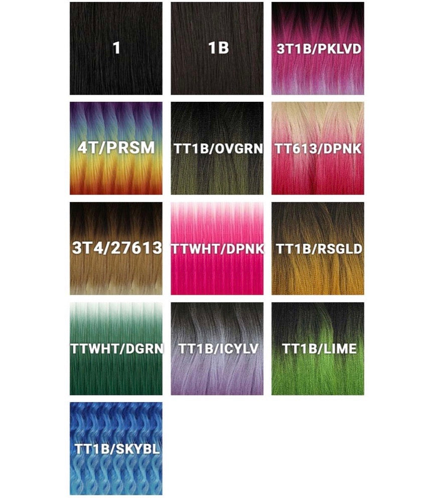 Bobbiboss Feathertip Braiding Hair 54” Premium Colors