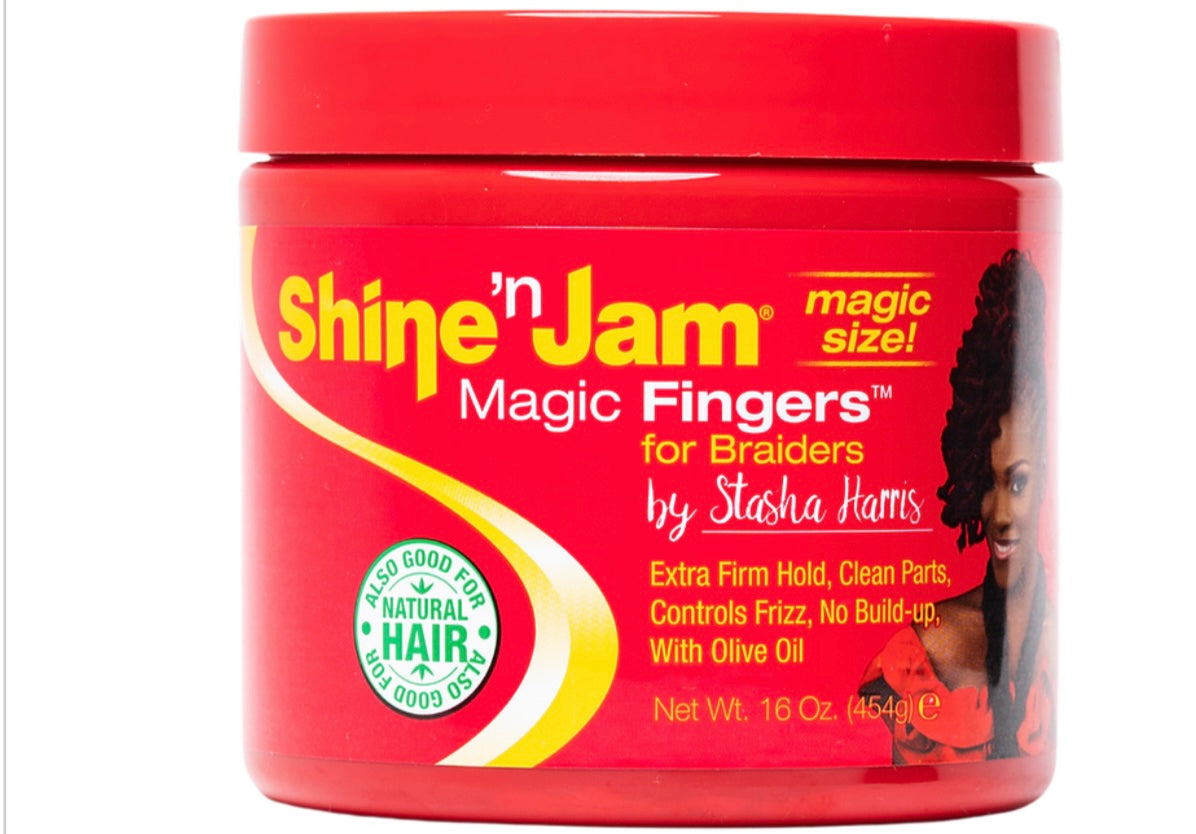 Ampro Pro Style Shine N Jam Magic Fingers For Braiders, 8 oz