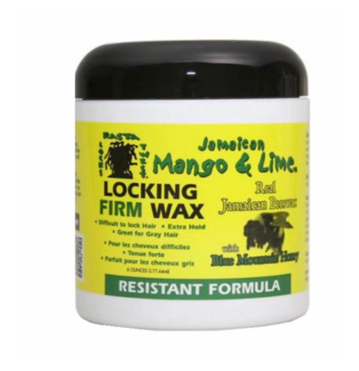 Jamaican Mango & Lime Locking Firm Wax Resistant 6oz